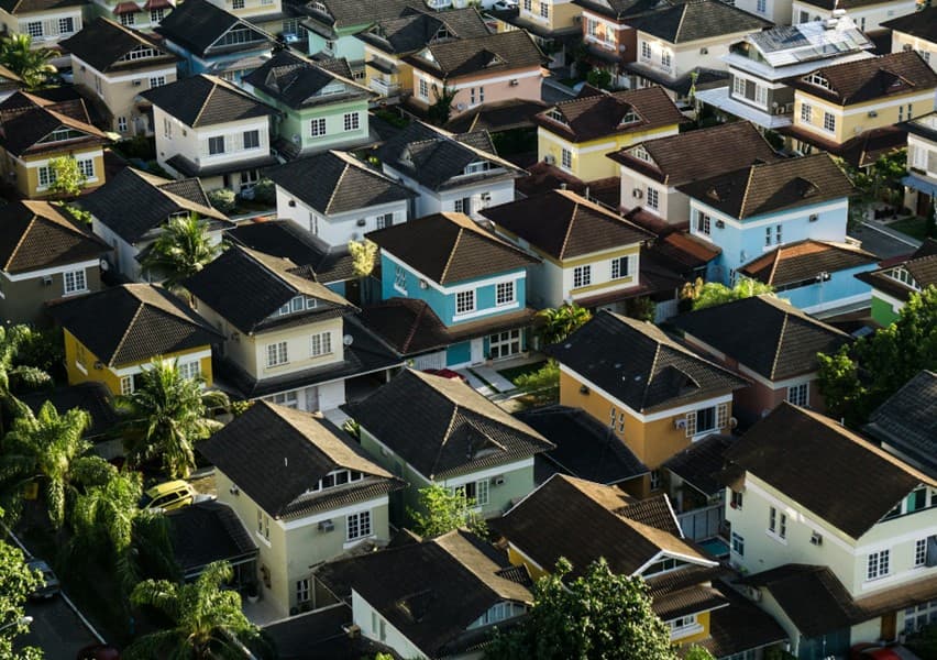 houses in rows