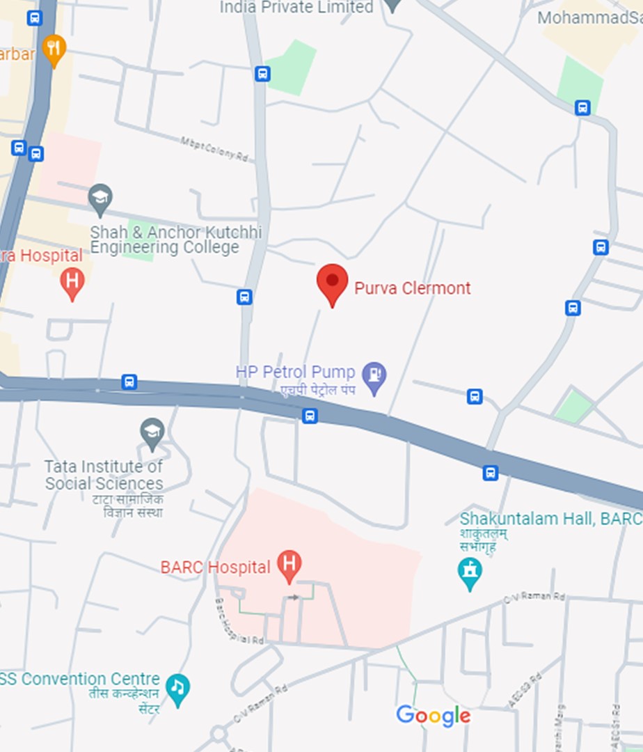 Map of Purvankara Purva Clermont